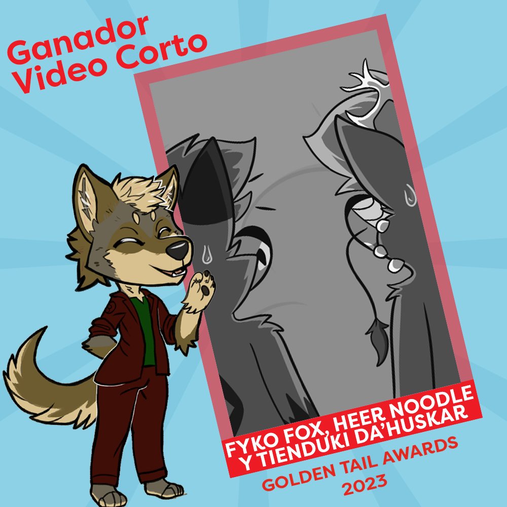 ¡Nuestros ganadores en Video Corto 2023 son Fyko Fox, Heer Noodle y Tienduki Da'Huskar!

¡Muchas gracias por su gran esfuerzo para traernos este increíble video musical!