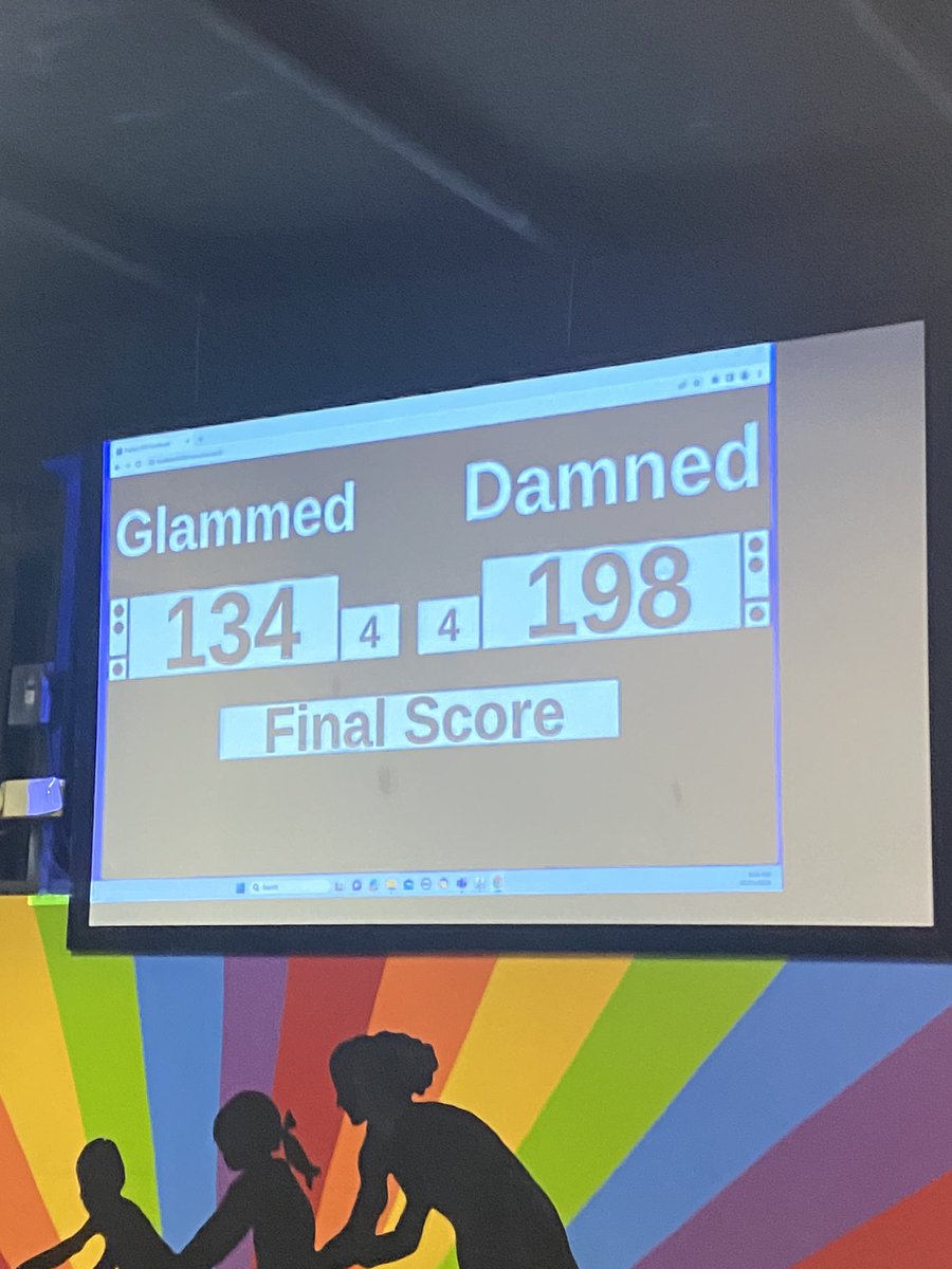 Damned takes the win! Thank you to everybody that came out to see us. 😈❤️