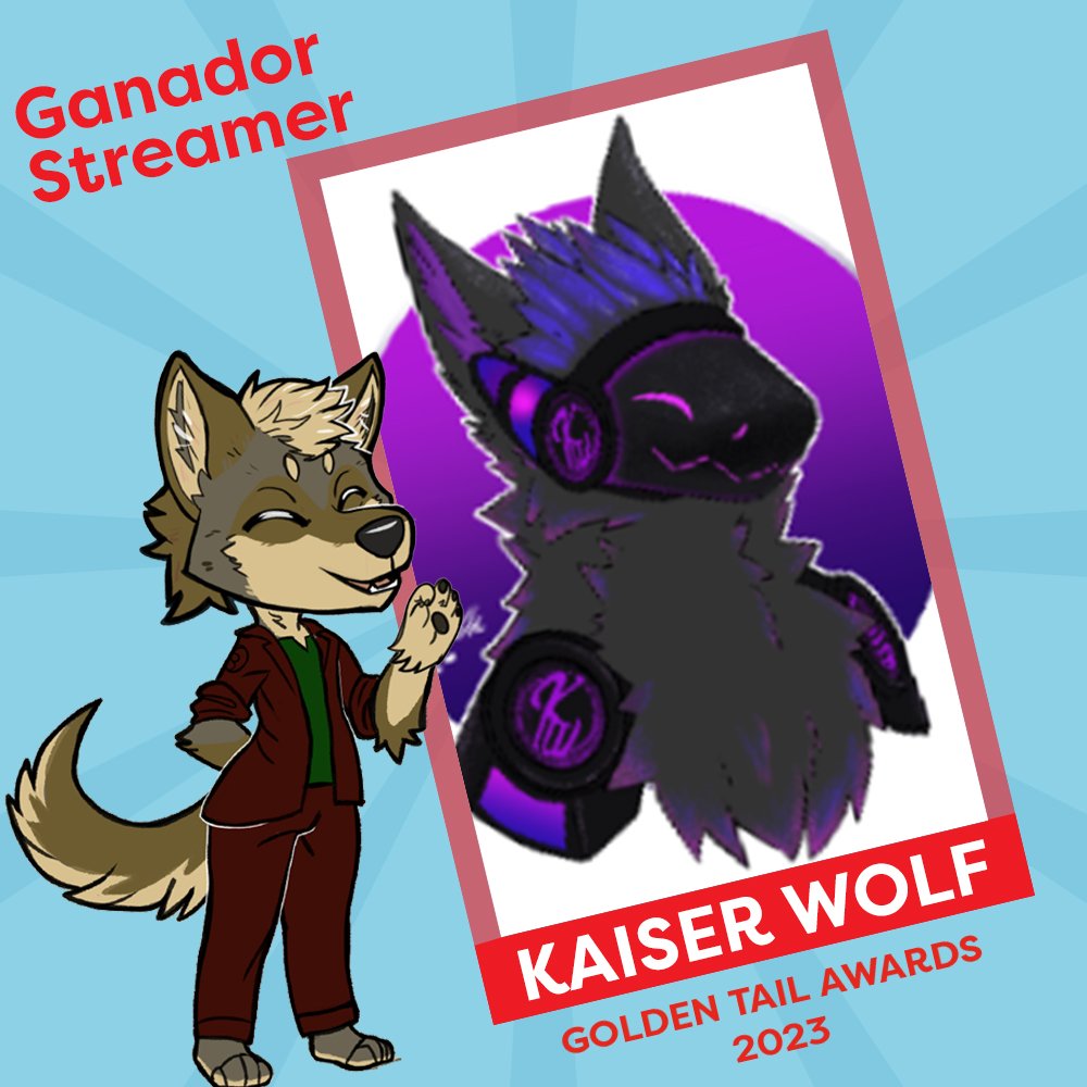 ¡Inaugurando la categoría Streamer nos deleita KaiserWolf cómo ganador de este año!

¡Muchísimas gracias por la gran recepción de está categoría!