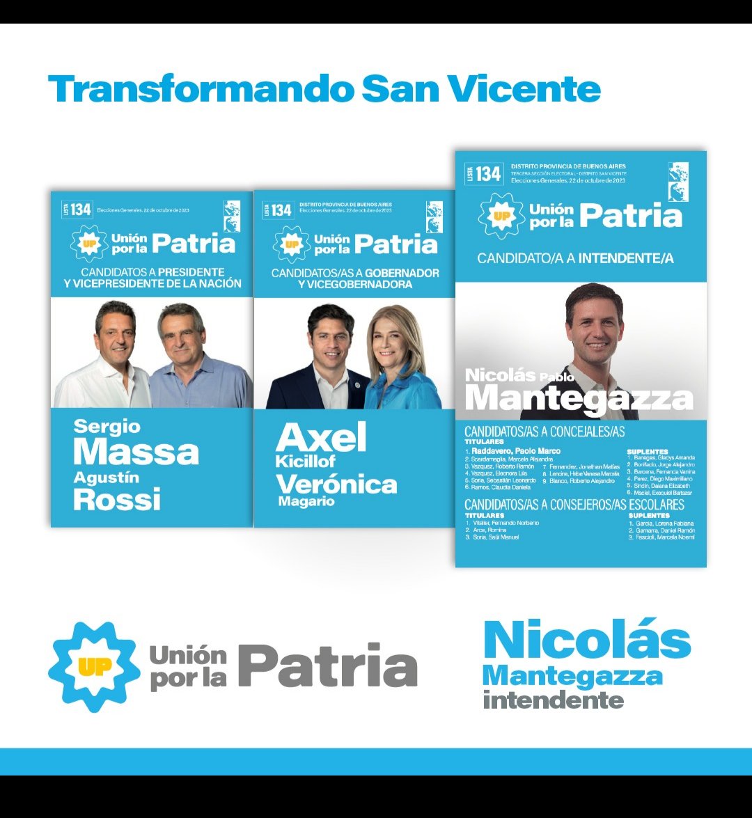 Vamos boleta entera ...sabemos que no hay nada sin peronismo, nos quieren decir como vivir y nosotros queremos transformar el mundo ...