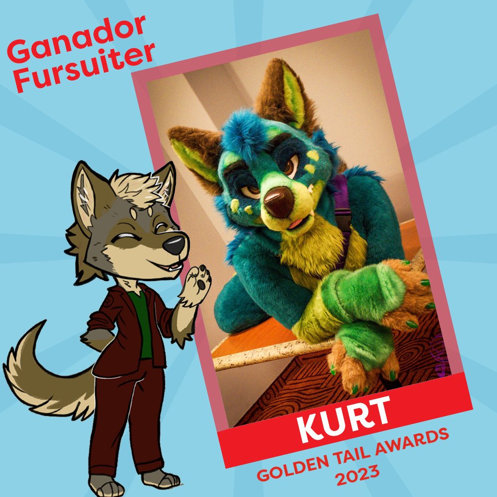 ¡Kurtt es nuestro ganador de la categoría de Fursuiter 2023!

¡Su caracterización de su fursona ha sido increíble!