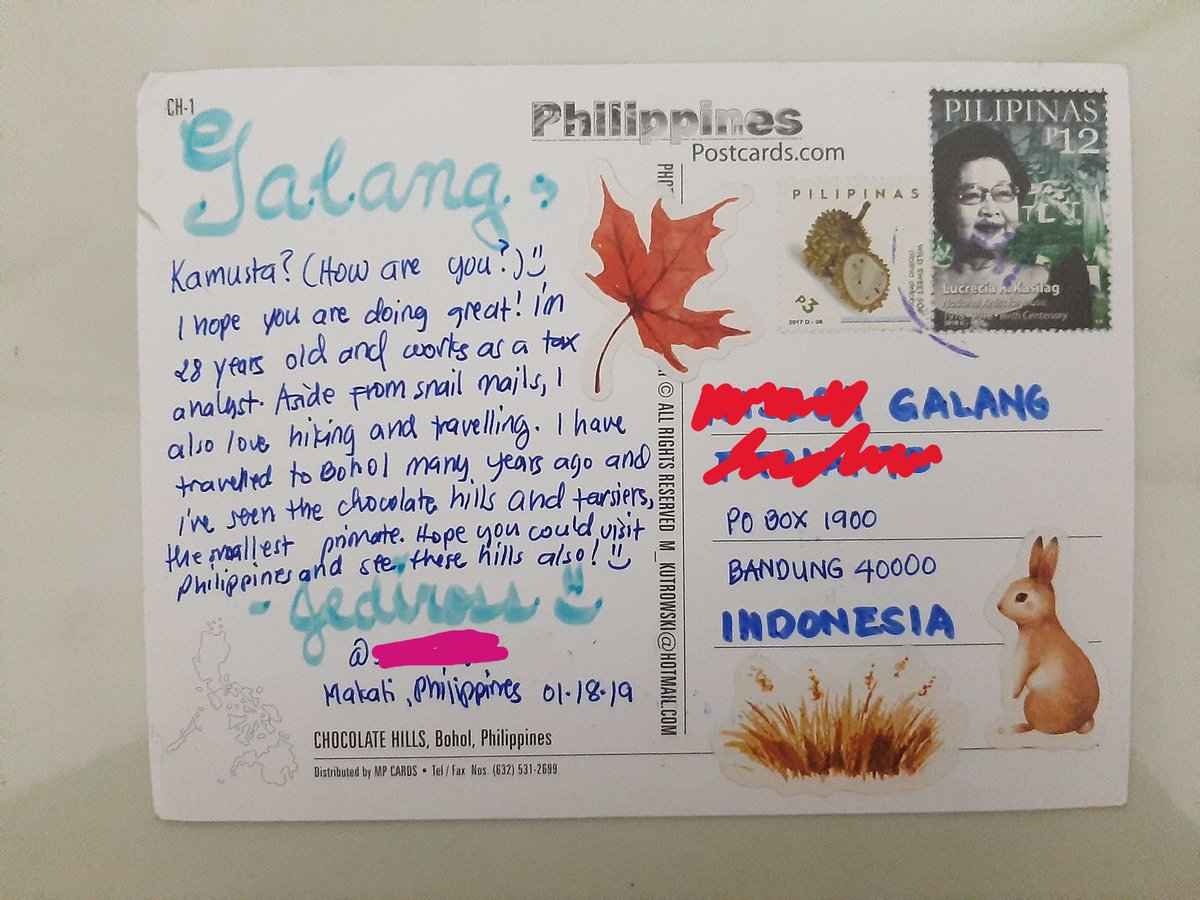 wisegalang's tweet photo. @pockyira Sama, ganyangka juga. Aku punya penpal dari ph, dulu pertama kali dikirimin sama dia kartu pos ini, dia cerita tentang dirinya sama si gunung yang ada di postcard-nya. Makin kenal, dia akhirnya cerita tentang ketimpangan ekonomi ini di negaranya :(( https://t.co/1axBzmzIUe
