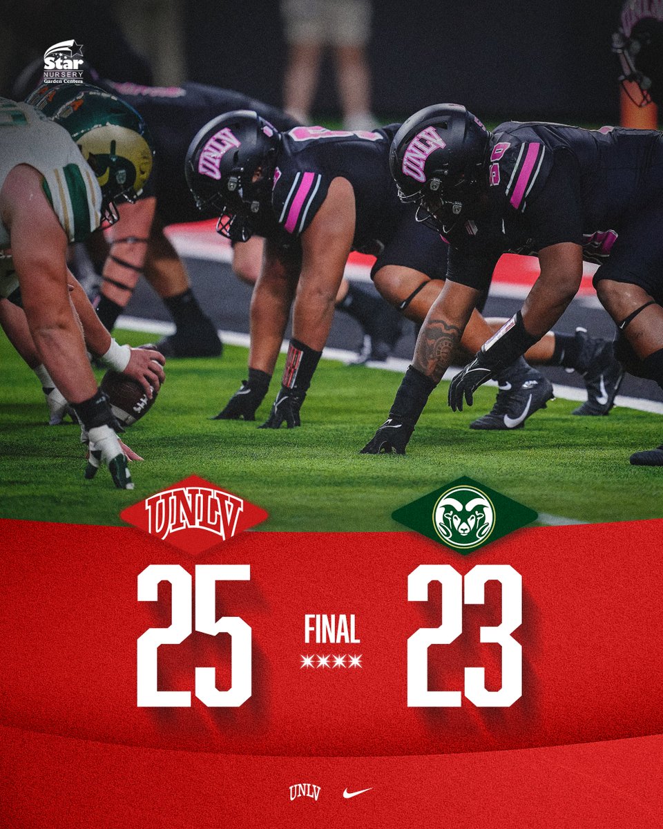 unlvfootball's tweet photo. REB TOUGH!!!  6th Win, Bowl Eligible https://t.co/rd1CXBxtm4