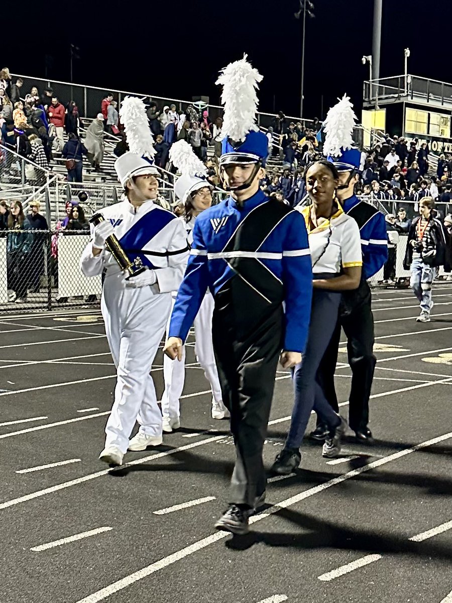 👉👉We are excited to share WestPo took best guard, best music, and 2nd place in our group at the Freedom Showcase! Way to go WestPo! #wolverineband #marchingband #percussion #colorguard