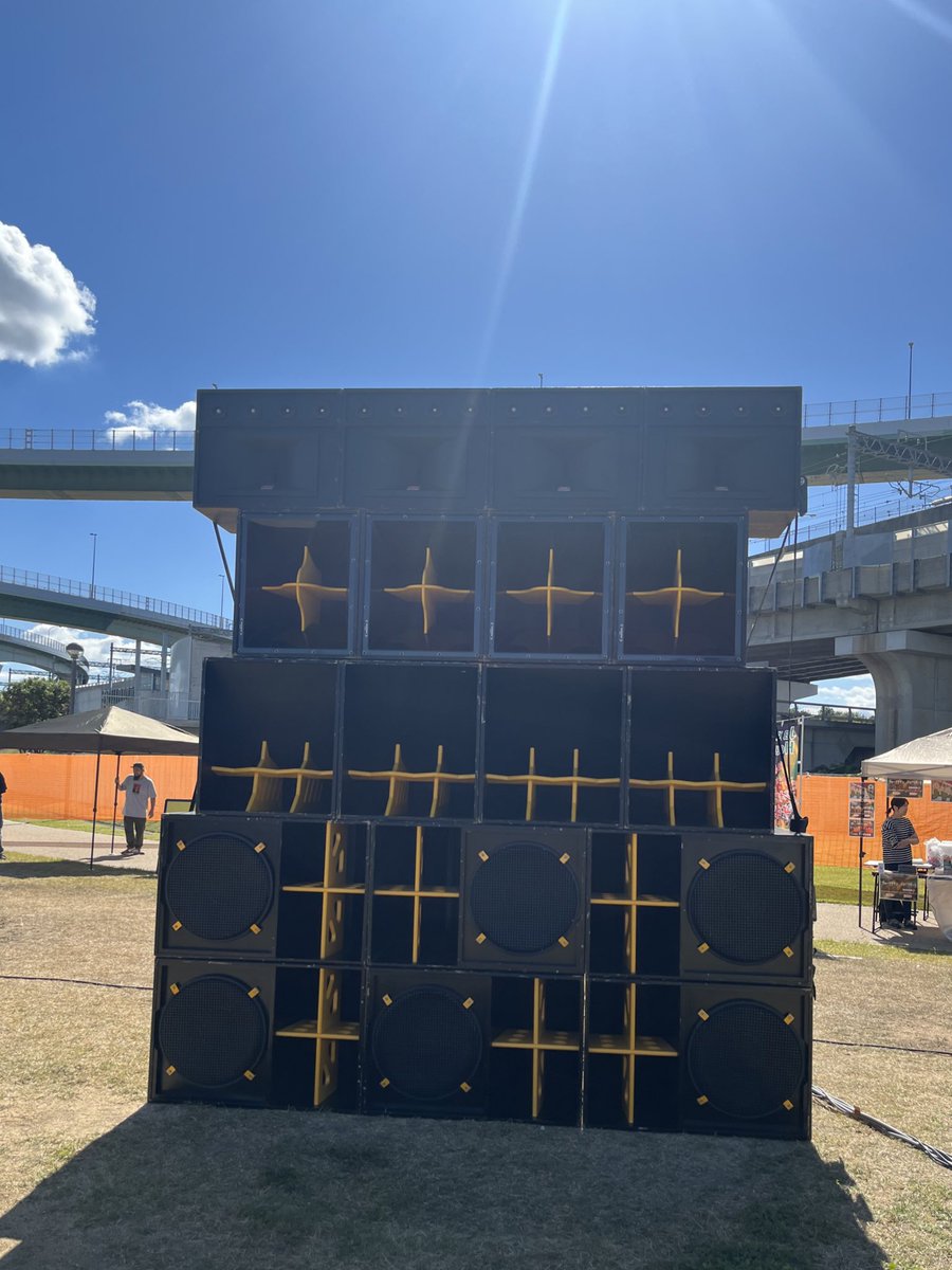 riddimride's tweet photo. ええ音鳴った♪

🔉🔊🔉🔊🥳

お待ちしております♪

#野外ダンス
#AREAONE
#HEMPZION
#soundsystem https://t.co/8ED9dykphX