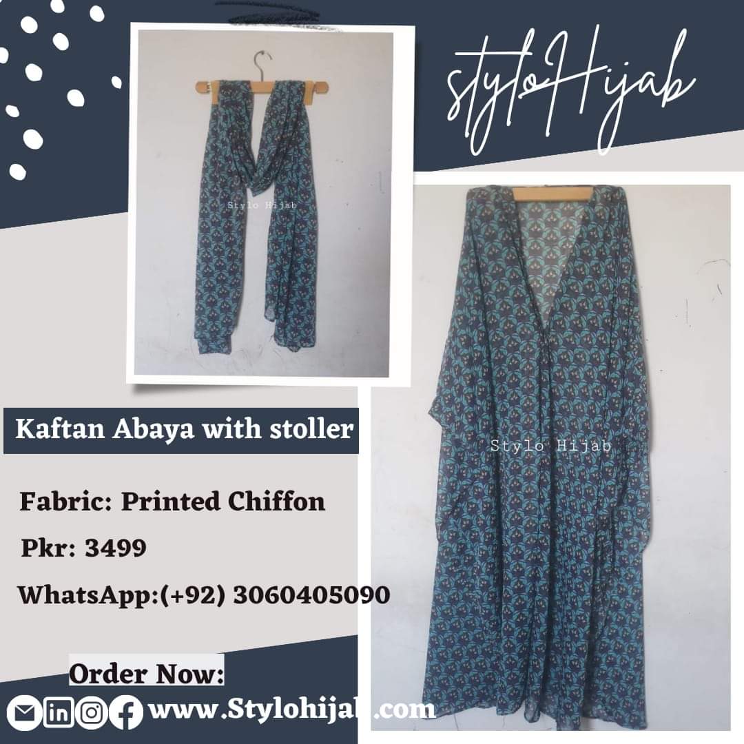 StyloHijab's tweet image. Kaftan Abaya with Stoller

Place your order on website: stylohijab.com/product-catego…
Order on WhatsApp: (+92) 306 040 50 90

Original price: Rs. 4500
Discounted Price: Rs. 3499

#hijabfashion #modestfashion #muslimahstyle #hijabista #modestclothing #hijabi #muslimfashion #hijabchic