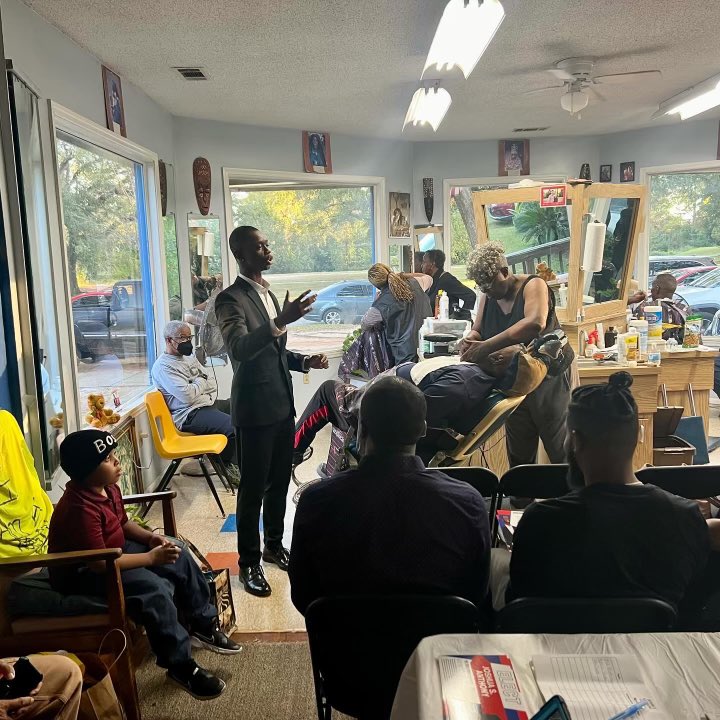 vondamone's tweet photo. Very proud of @imjoshuaanthony  announcing his candidacy for District 153 in Albany GA #itcanbedone https://t.co/tQZTZNn2kg