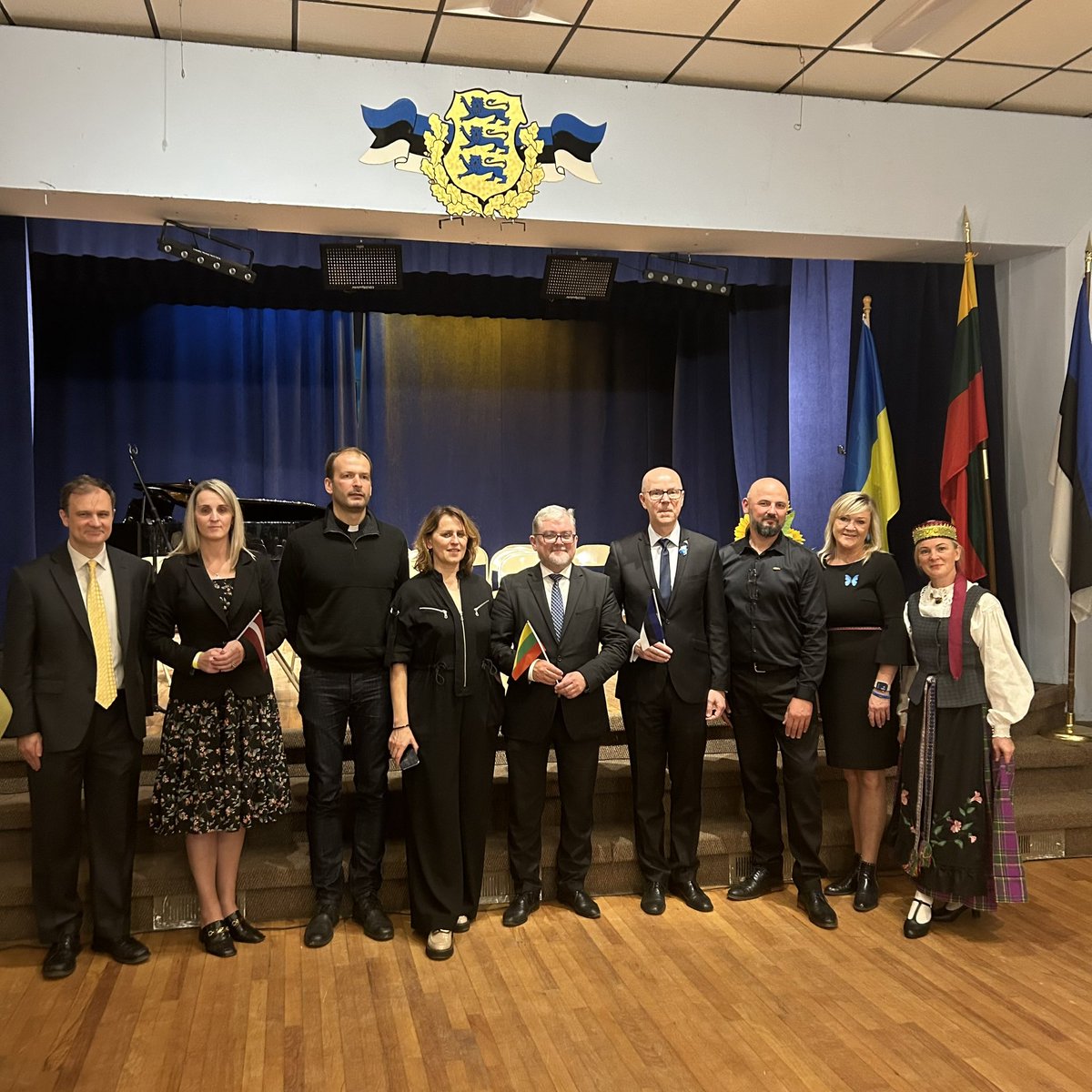 SargleppMargus's tweet photo. #BalticUnity 🇪🇪🇱🇻🇱🇹 is live and well! I had the privilege to attend a celebration at @LWEestiMaja. Together we can! Together we can win! 🇺🇦 https://t.co/JfQHtdDdCP