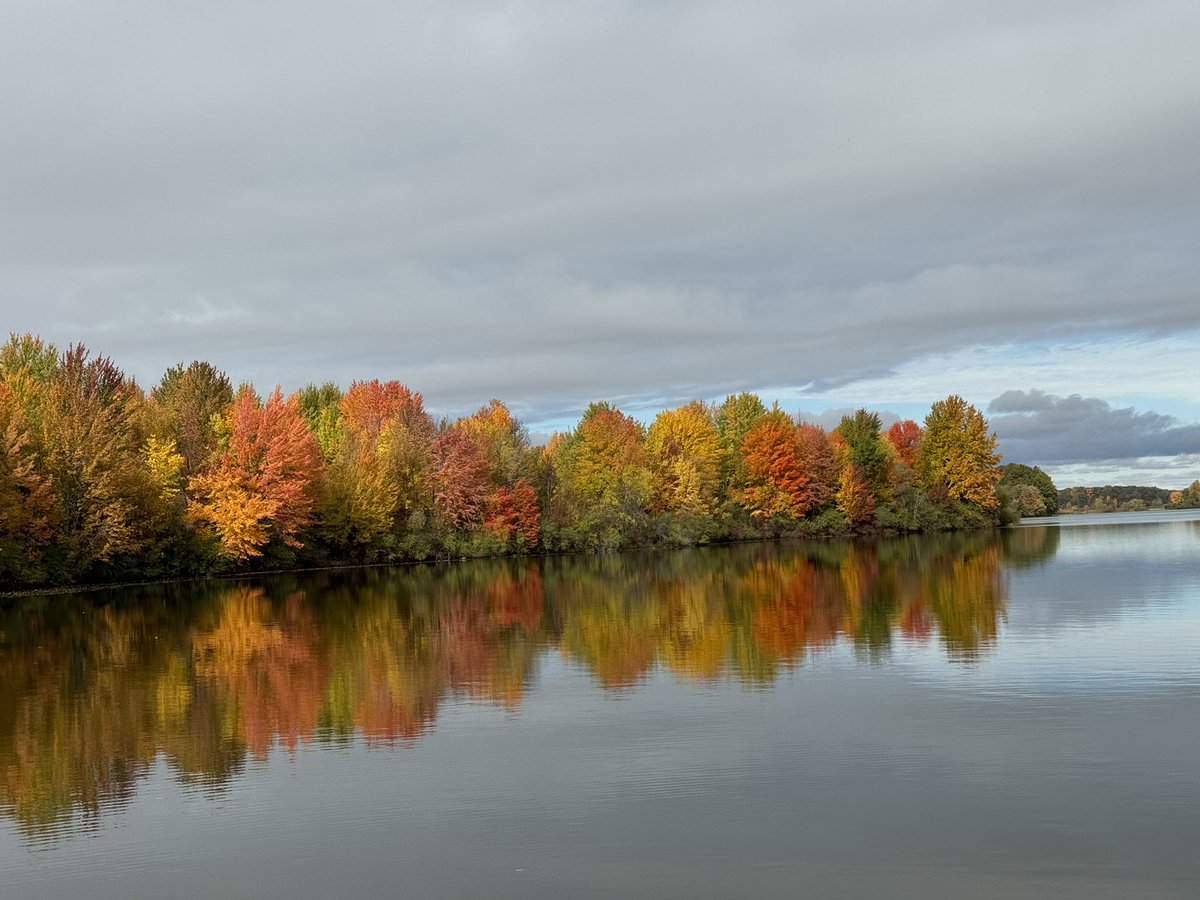 DanL517's tweet photo. The fishing was slow and tough but the scenery was so amazing I couldn’t care less. #nature #fallinthemidwest #october #fallcolors https://t.co/SKQM1M9YX3