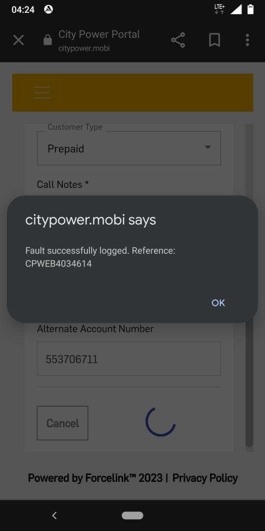 FelicityBrits's tweet photo. @CityPowerJhb https://t.co/qzobeweCSn