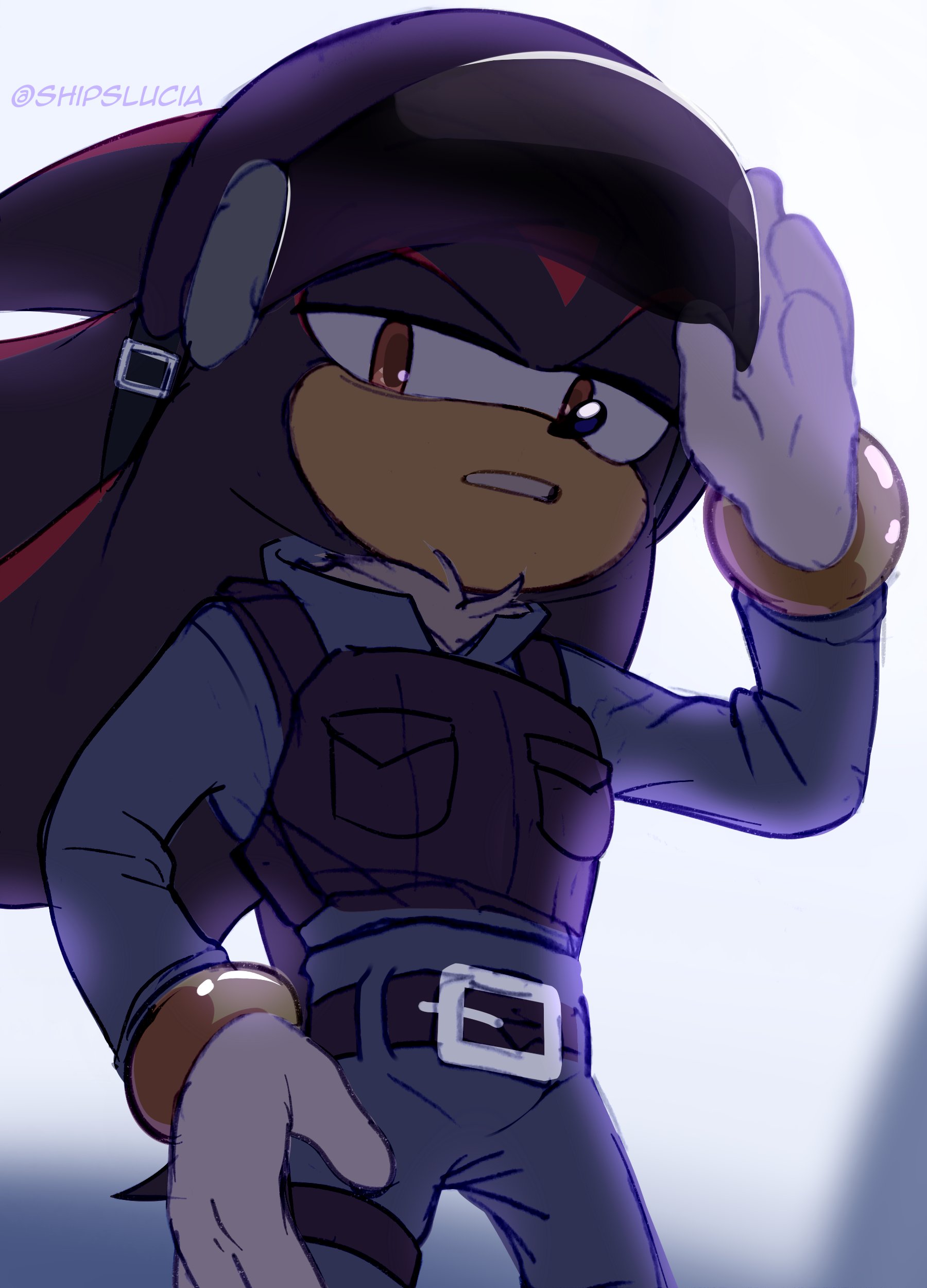 Lucía Ship Art!🇦🇷 on X: HC Sonadow: Shadow likes Sonic's