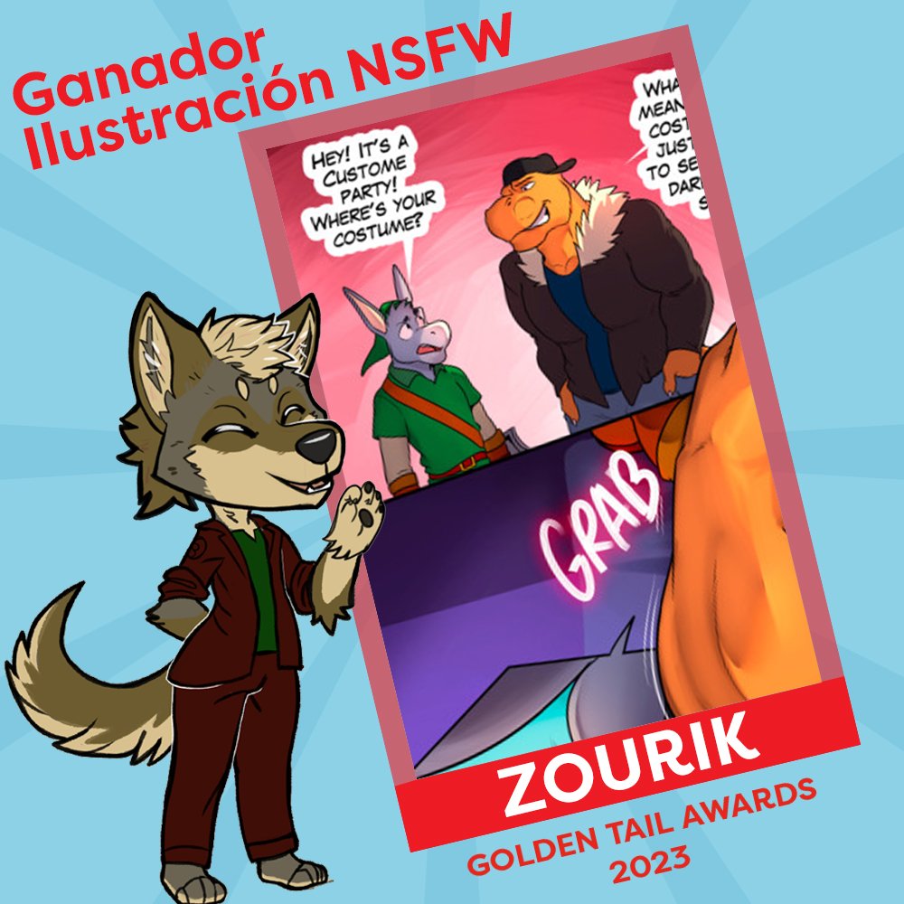 ¡Zourik se ha convertido en el ganador de Ilustración NSFW 2023!

Su arte ha sido bastante candente para el fandom.