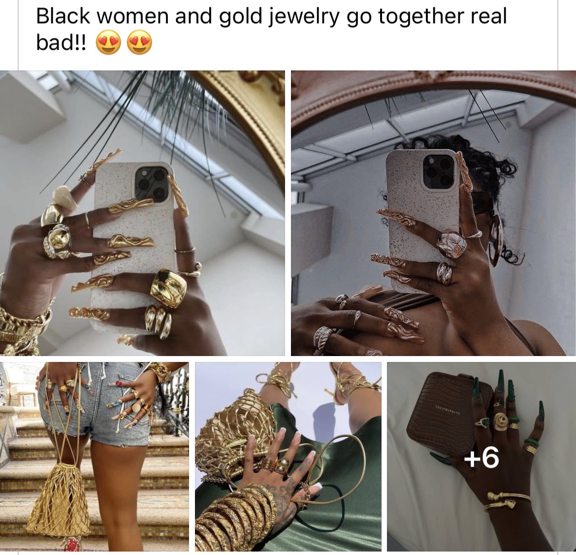 ishootfacez's tweet photo. Black women and gold jewelry go together real bad!! ✨😍

Model @__yesimshay 
MUA @CourtneeJaneen https://t.co/ZRMMTAoToO