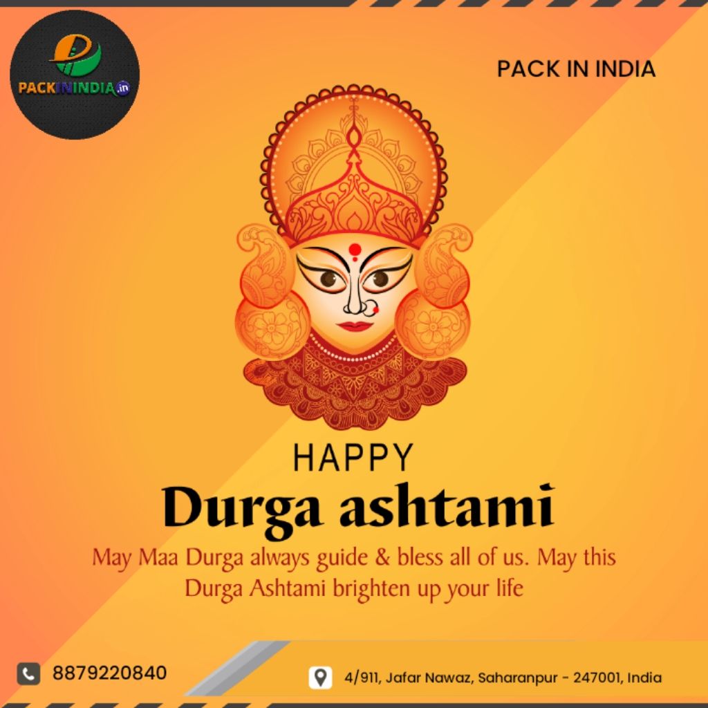 PackInIndia's tweet photo. May you be graced with the divine blessings of Goddess Durga, bringing strength, courage and prosperity in your life. Happy Durgashtami! https://t.co/Yi2HkvTH0i