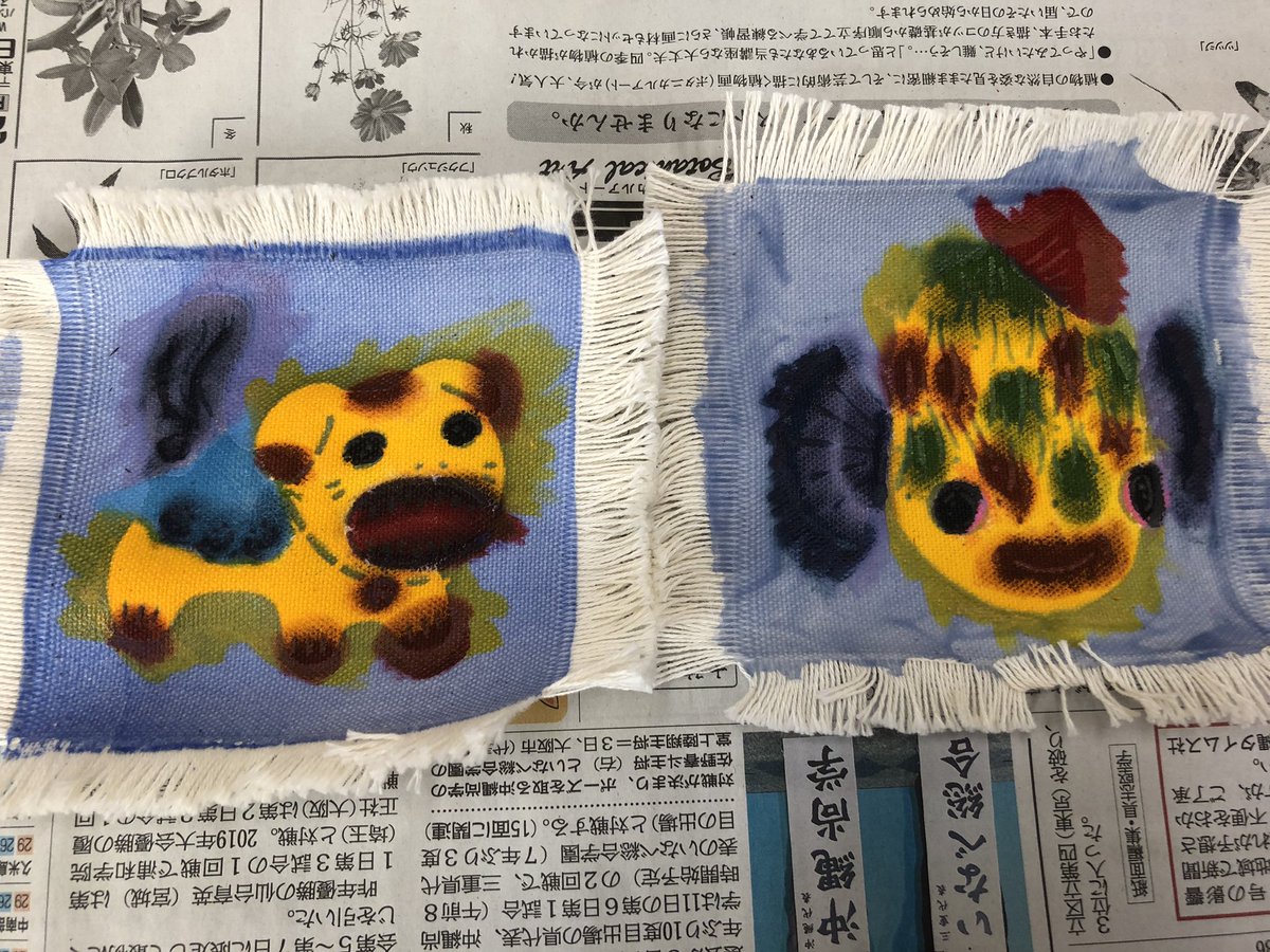 sn211106's tweet photo. 物作りに興味が出て紅型教室の見学に行きました。伝統工芸士という人がいる事を知り、初の紅型体験もし、興味深い1日でした。

紅型教室が週に1回しか開催されてないとこが多いので私に合う教室を探します

#okinawa #naha #bingata #sunabaco
#koza #紅型 #沖縄 https://t.co/AqryjhPjUu
