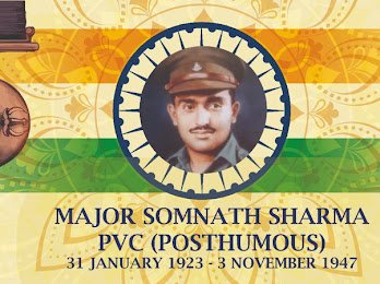 Mph918n's tweet photo. #MajSomnathSharma https://t.co/iS93qcXnW5