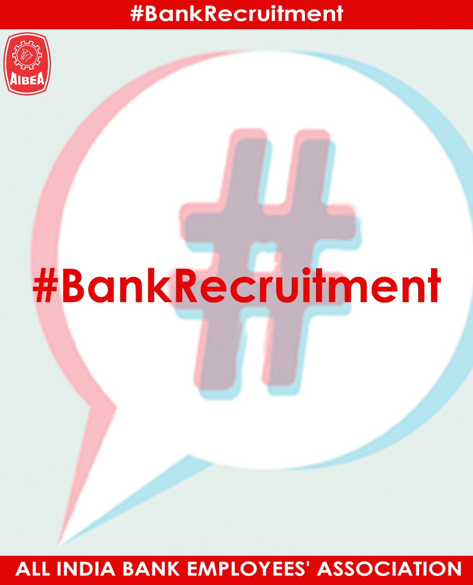 GcNeeeaj's tweet photo. #BankRecruitment
Indian people want to Fill up vacant posts of Award Staff in Public Sector Banks.Take urgent steps to provide adequate Award Staff in PSBs to better customer service. Say No to outsourcing of permanent job 

@FinMinIndia

@DFS_India

@ChiefIba

@ChairmanIba https://t.co/RKcuYeVSp5