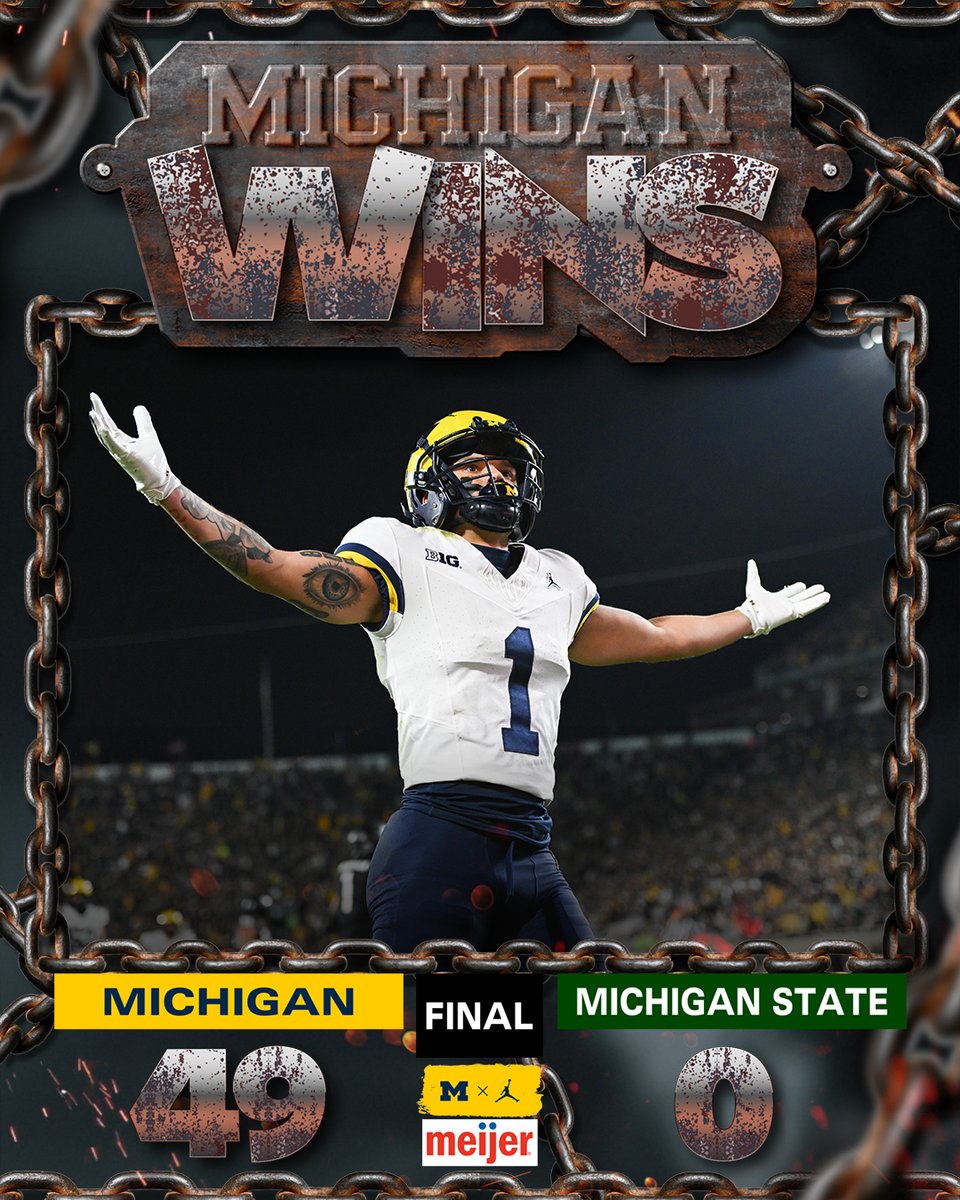 UMichFootball's tweet image. There's a reason Michigan is called the Wolverine State!

#GoBlue