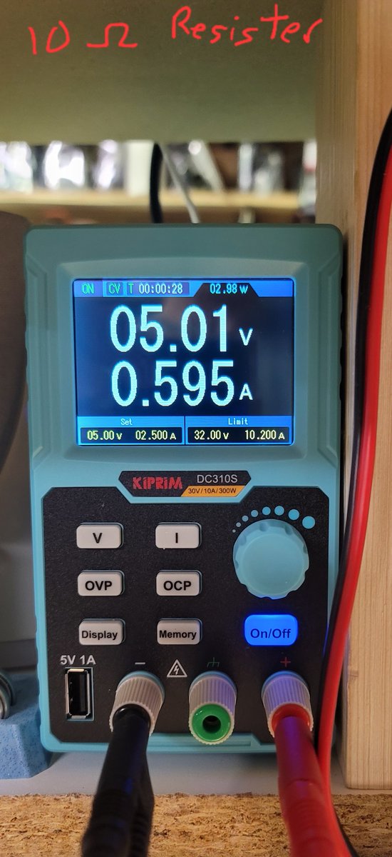glenbeer's tweet photo. I've been having weird issues with circuits powered by the #KiPrim DC power supply and decided to check on spectrum analyzer.
50ohm term on the scope and 20dbm attenuation on the Siglent. Most of the noise is harmonics above 1Mhz. https://t.co/qIsIIYRyXR