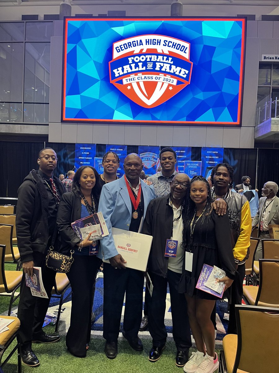 Love this family!!! Was great to see Randall Godfrey get inducted to the Georgia High School Hall of Fame