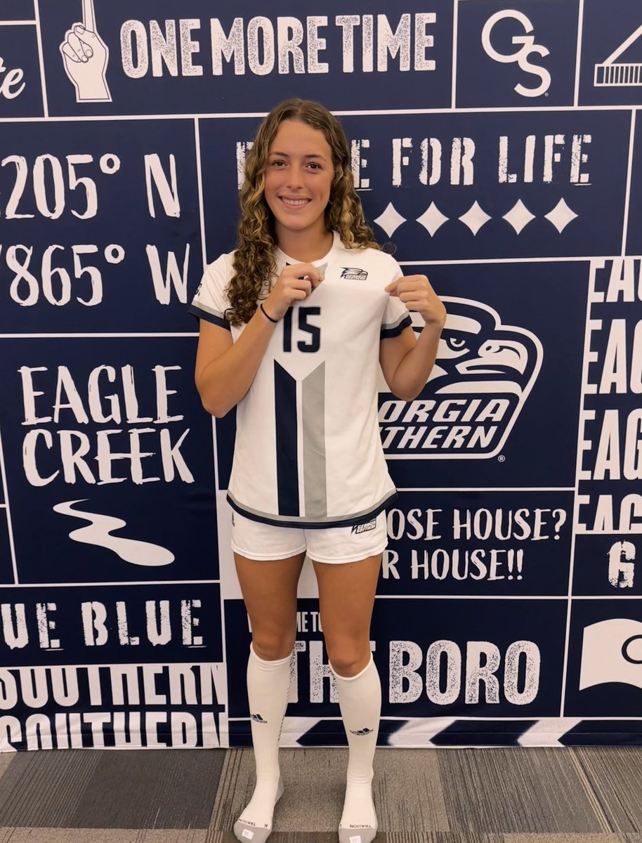 PaisleyCathey25's tweet photo. So excited and blessed to announce my verbal commitment to play Division 1 soccer at Georgia Southern University!!! I would like to thank God, my family, my coaches, and my teammates for making this all happen. GATA🦅🤍💙 @TopDrawerSoccer @ImYouthSoccer @GSAthletics_WSO https://t.co/13UaYV2nC7