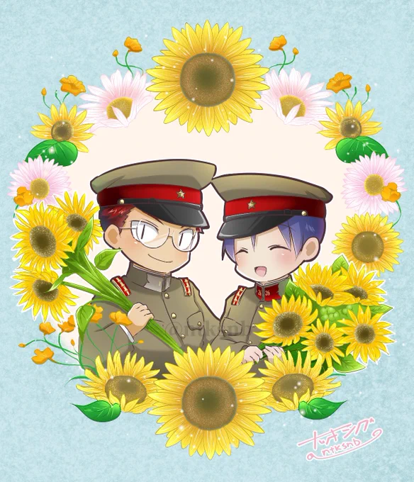 #フォロワーさんが見たことなさそうな過去作を貼るご新規さん向けですが…歴史創作で二・二六事件の絵やら漫画やら描いております。首魁二人(磯i村)が中心です 