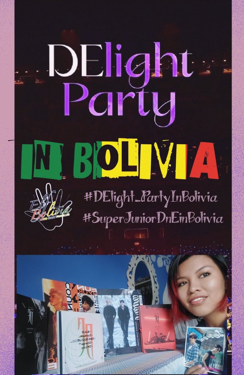 SJewels_Bolivia's tweet photo. #DElight_PartyinBolivia
#DElight_Party
#SuperJuniorDnEinBolivia
@SJ_DnE_official
#SuperJuniorDnEinBolivia https://t.co/cmCfIUyYsL
