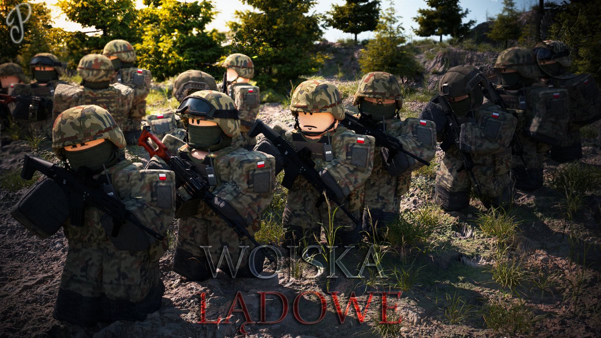 Pros_GFX's tweet photo. 🇵🇱 Polish Army GFX! 

Non-commissioned  

Part of my NATO series. Where I make a GFX for every member in NATO.

#ROBLOX #RobloxDev #robloxart #GFX #blender https://t.co/XQRbOQ12QA