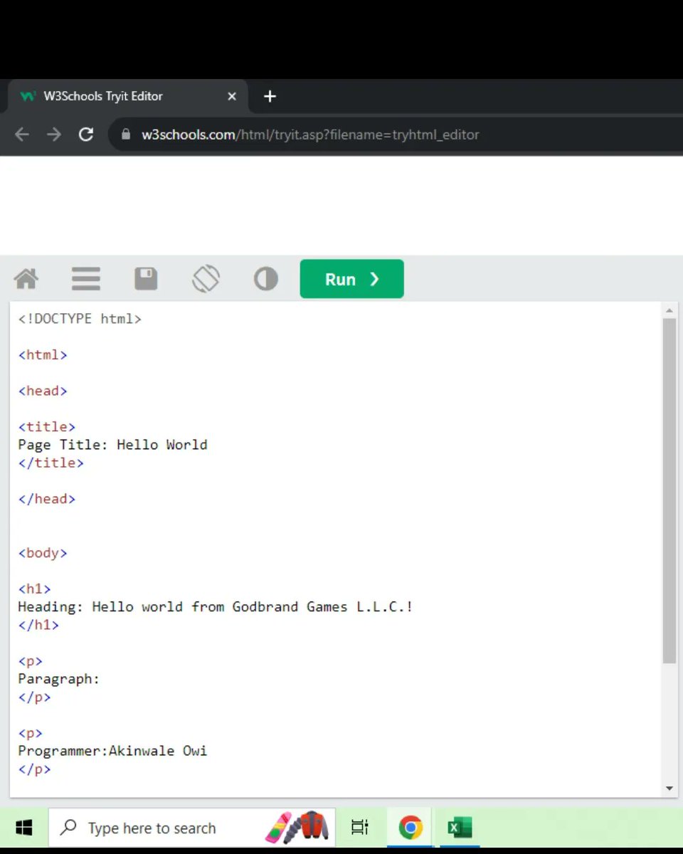 WallyOwi30's tweet image. Html hello world copy and paste from my GitHub 🌍
#htmlcoding #htmltutorials #htmlgithub