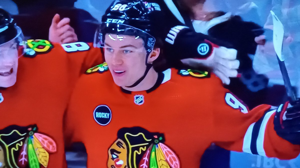 sidkid80's tweet photo. Despite tonight's loss to the Golden Knights, Connor Bedard's home debut will be a historic moment in #Blackhawks history. π¨π #VGKvsCHI #NHLTwitter #HereComeTheHawks #HockeyProdigy #RedMachine #CueChelseaDagger #ColdSteelOnIce #HockeyTwitter https://t.co/UKq8IO9t2u
