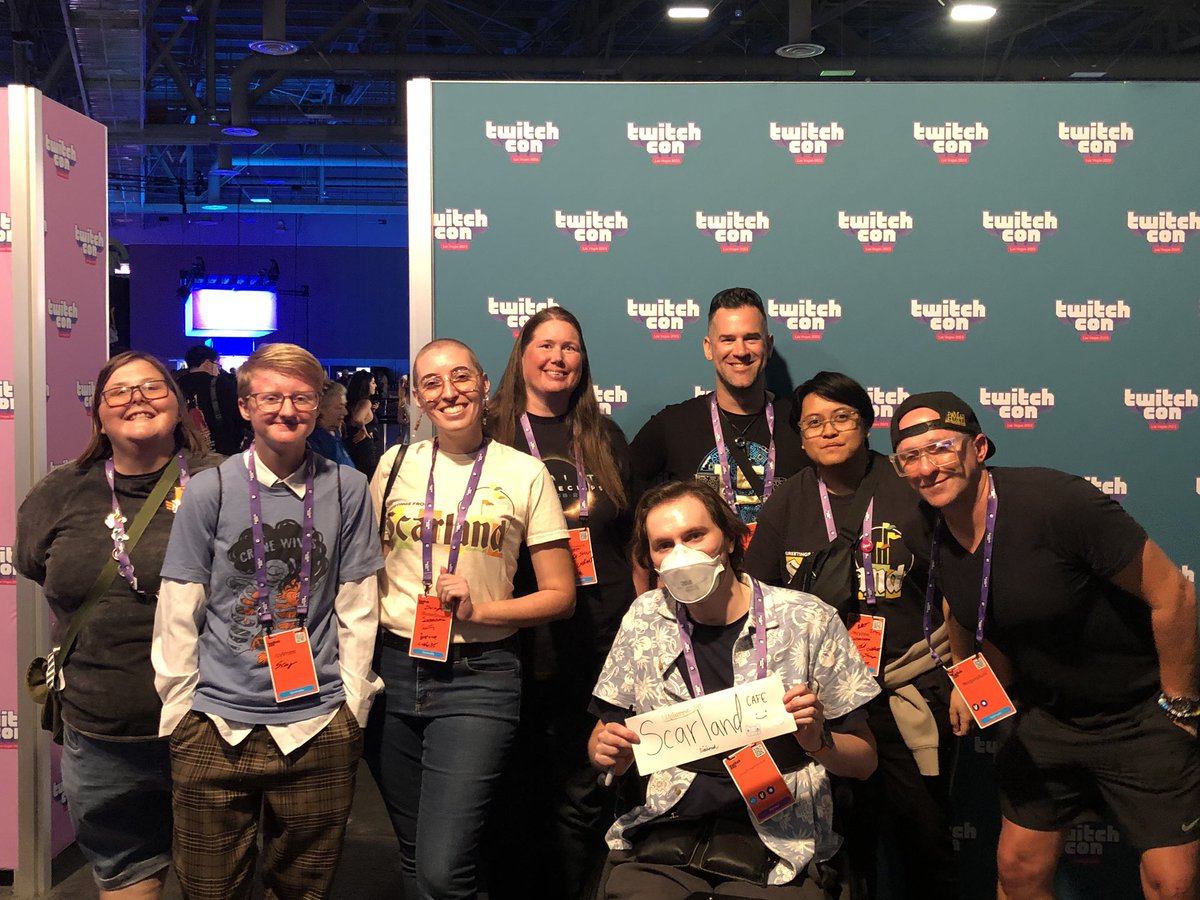 Welcome to Scarland Cafe! Loved meeting <a href="/GTWScar/">GoodTimesWithScar</a> at #TwitchConVegas