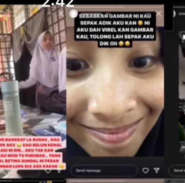 mynewshub's tweet photo. Cerita lebih kurang camni..

Budak yang pakai baju lengang hitam tu viralkan gambar muka budak yang marah tu... https://t.co/qPbzwfOWUf