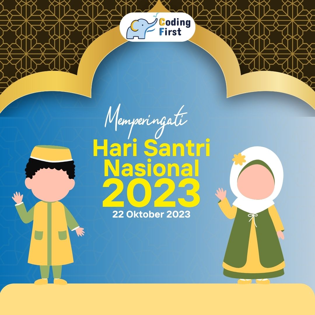 codingfirst_id's tweet image. Selamat Hari Santri Nasional!
Dedikasi dan semangat kalian dalam mengejar ilmu adalah cahaya yang menerangi masa depan.
#codingfirst #purwokerto #codingfirstpurwokerto #coding #codinglife #kursuscoding #harisantri #harisantrinasional