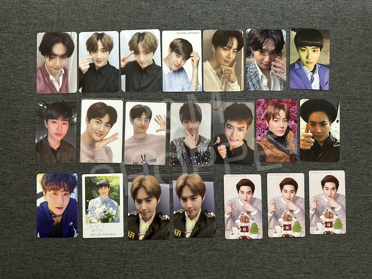B_Mshoppe's tweet photo. Anyone Interested? 

EXO PHOTOCARDS

WTS WTB LFS LFB
#Exo #ExoPhotocards #Kyungsoo #Suho #Chanyeol #Sehun #Kai #Xiumin #Chen #Baekhyun #Lay https://t.co/XdA0ehRDT9