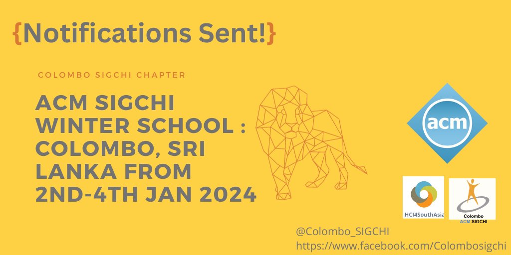 Colombo ACM SIGCHI tweet media