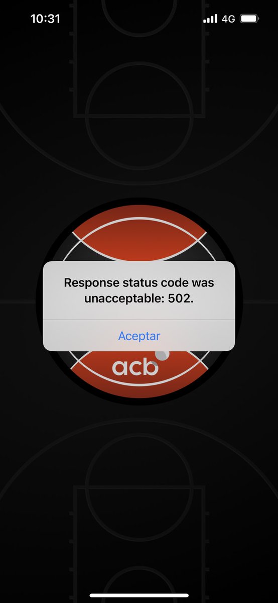 ArinoDavid's tweet photo. Buenos días ⁦@SuperManagerACB⁩ desde esta mañana me aparece este mensaje cuando intento acceder a la app. ¿Es un problema general o mío? Gracias! https://t.co/iNrSl0scZs