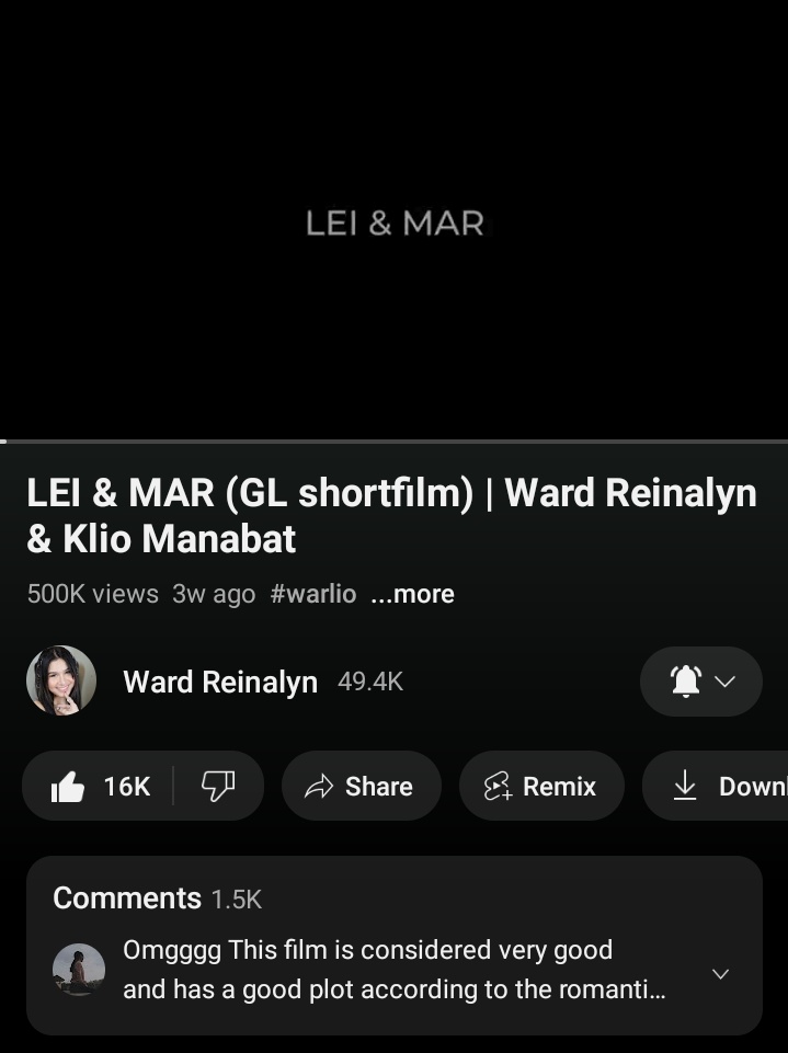 Jesang0823's tweet photo. #LEInMAR 500K naπβ₯οΈ congrats my WarLio πβ¨ @francchezka @WardReinalyn https://t.co/YYWmrrTv0q