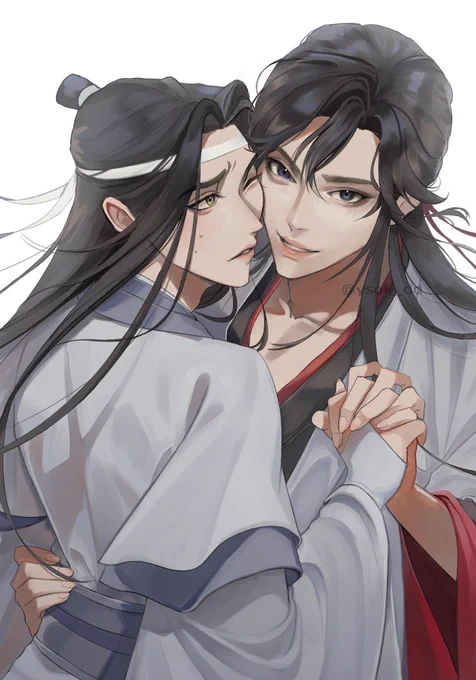 最近描いたお気に入りの年齢差忘羨 #mdzs