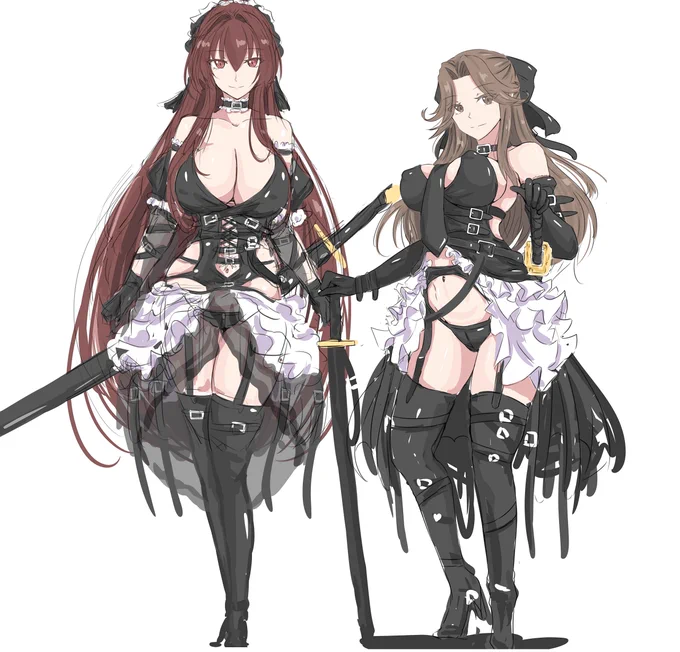 武装ボンデージメイド(色々盛り過ぎ)