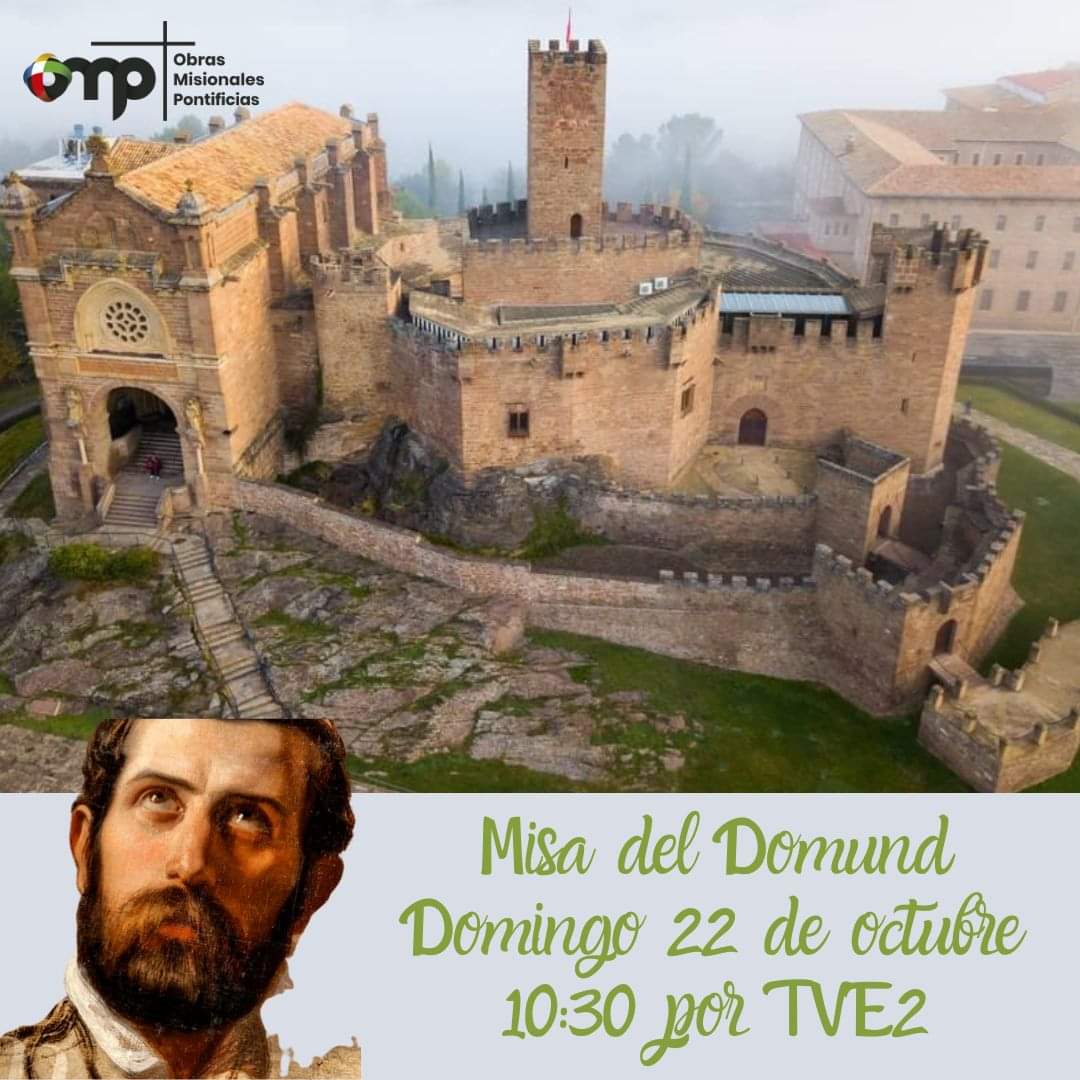 Eduard_Lpz's tweet photo. A las 10:30 h, por La 2, misa del Domund desde el Castillo de Javier.
@OMP_ES @MisionesNavarra
#misiones #misioneros #domund #castillodejavier https://t.co/m7F5x3s6ax
