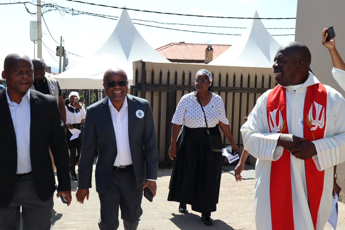 DadaMorero's tweet photo. Today we are attending the Evangelical Lutheran Church In Southern Africa, Alexandra parish 100 years centenary celebration.
#100yearsofGrace
#elcsa
#lutheran
#lutheranchurch https://t.co/m6IKIWOu7h
