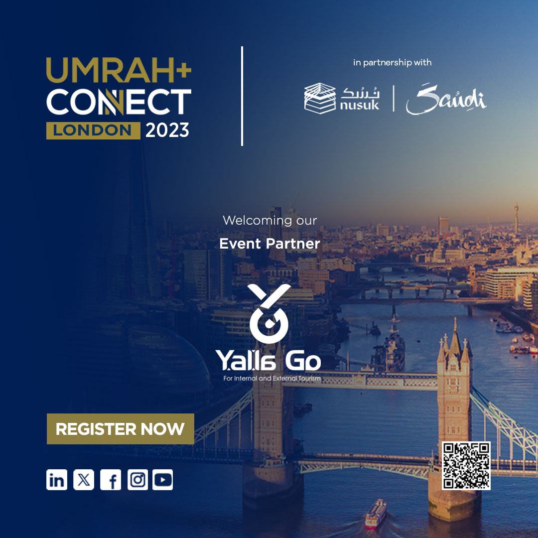 Umrah+ Connect (@umrahconnect) on Twitter photo We are delighted to have Yalla Go as one of our Event Partners for the upcoming Umrah+ Connect. Their expertise will be instrumental in creating an enriching experience for our attendees.
#UC2023 #UmrahConnect #b2b #VisitSaudi <a href="/Yallagotourism/">YallaGo Tourism</a> <a href="/MyNusuk/">Nusuk - نسُك</a> <a href="/VisitSaudi/">Visit Saudi</a> <a href="/MoHU_En/">Ministry of Hajj and Umrah</a> We are delighted to have Yalla Go as one of our Event Partners for the upcoming Umrah+ Connect. Their expertise will be instrumental in creating an enriching experience for our attendees.
#UC2023 #UmrahConnect #b2b #VisitSaudi <a href="/Yallagotourism/">YallaGo Tourism</a> <a href="/MyNusuk/">Nusuk - نسُك</a> <a href="/VisitSaudi/">Visit Saudi</a> <a href="/MoHU_En/">Ministry of Hajj and Umrah</a>