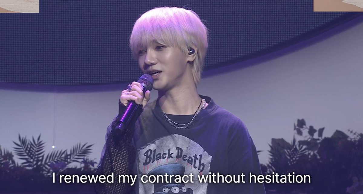 sunflow3rmin_'s tweet photo. yesung renewed his contract without hesitation bcs he got freedom to do any music genres &amp; concept his wants now. https://t.co/vIm1HAL3Se