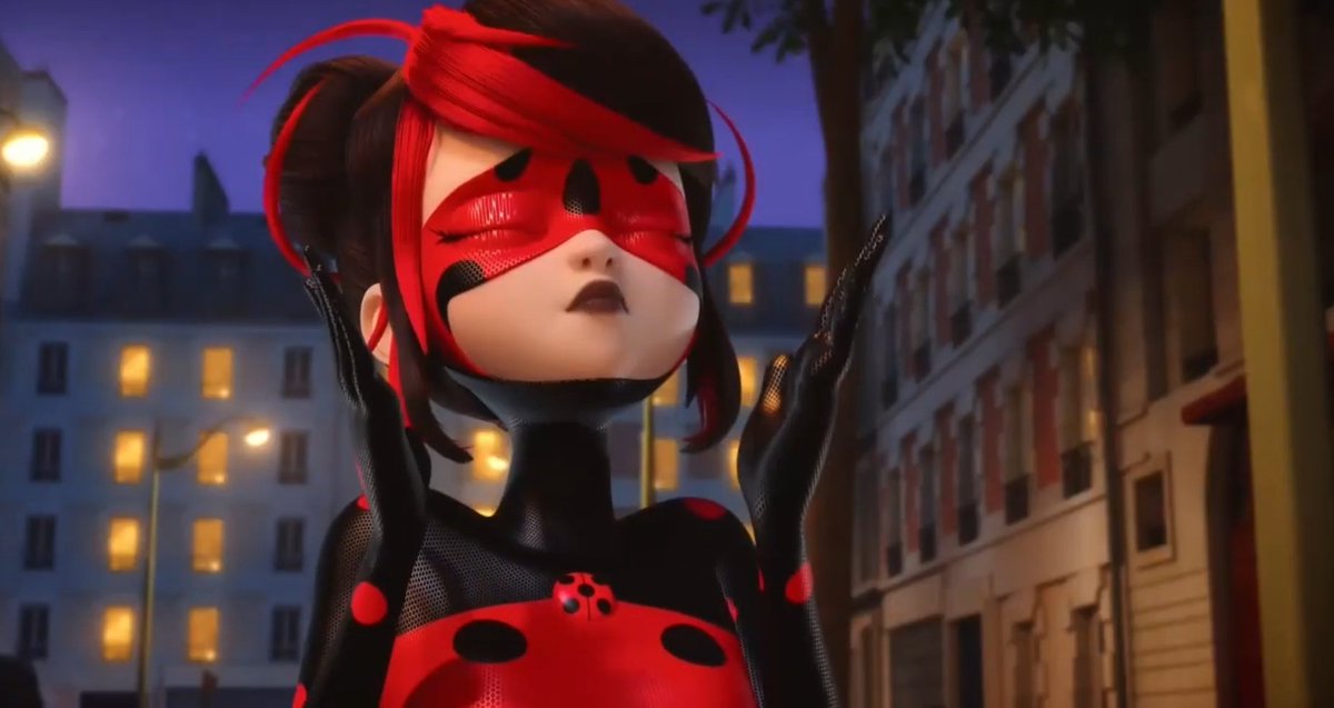MaryXX_2004's tweet photo. #MLBSpecialSpoilers #MLBWorld
A detail abt Shadybug I noticed that I absolutely LOVED even if its minor is the neck to the chin part of the suit, found it pretty cool β€οΈπ€ https://t.co/SfE8KHqQoG