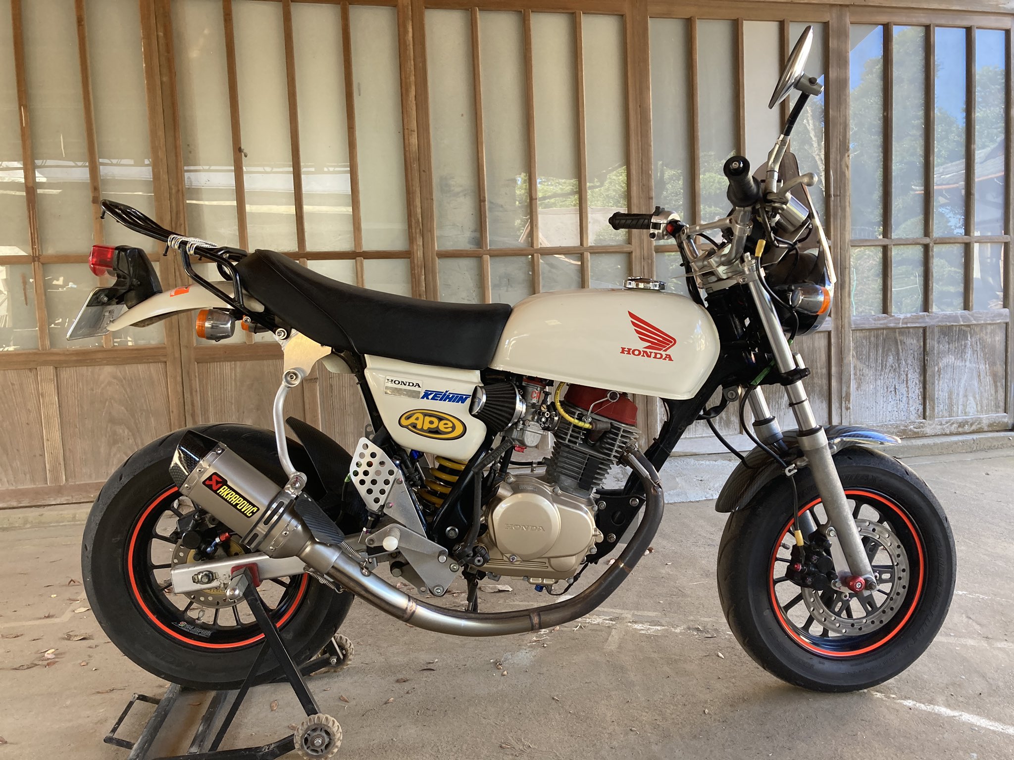 NSF100軽量フライホイール CRF100 XR100モタード APE100