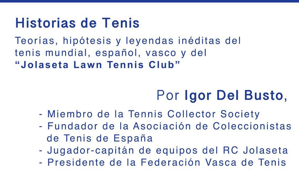 Este martes 24 de octubre imparto esta conferencia en el RC Jolaseta en el marco de su 90° aniversario
