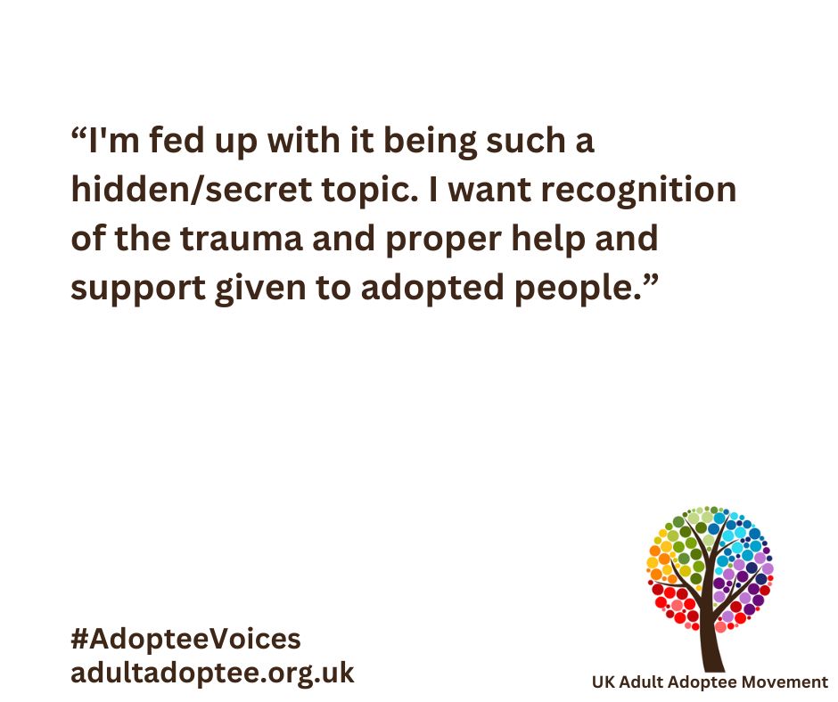 On the last day of #NationalAdoptionWeek, #NAW, our theme is HEALING. Not only is #adoption in itself a lifelong thing for #adoptees to navigate, but there comes a time when we want to try to heal. This can only happen when the #trauma we have experienced is recognised and