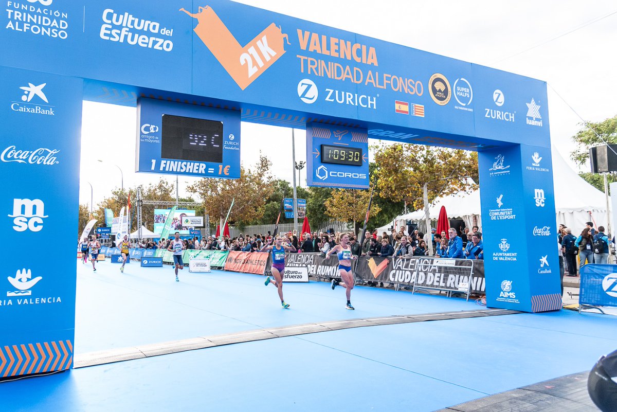 💥 Carlos Mayo (<a href="/Charlieatle/">Carlos Mayo Nieto</a>), primer español y récord de España.
59:39 🔝🔝🔝

💥 Laura Luengo (<a href="/LauraLuengo/">Laura Luengo</a>), primera española y récord de España.
1:09:41 🔝🔝🔝

¡Enhorabuena!