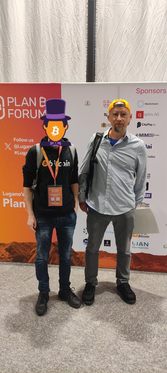 cryptowizardBTC's tweet image. It was a pleasure to finally meet the legendary @adam3us, in person, yesterday at the @LuganoPlanB 🔥

#LuganoPlanB #Bitcoin