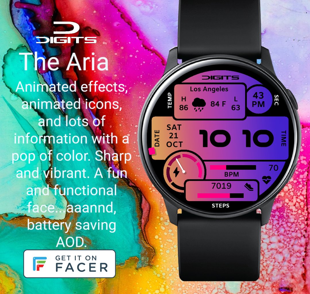 Digits_Faces's tweet image. facer.io/watchface/Cz8A…